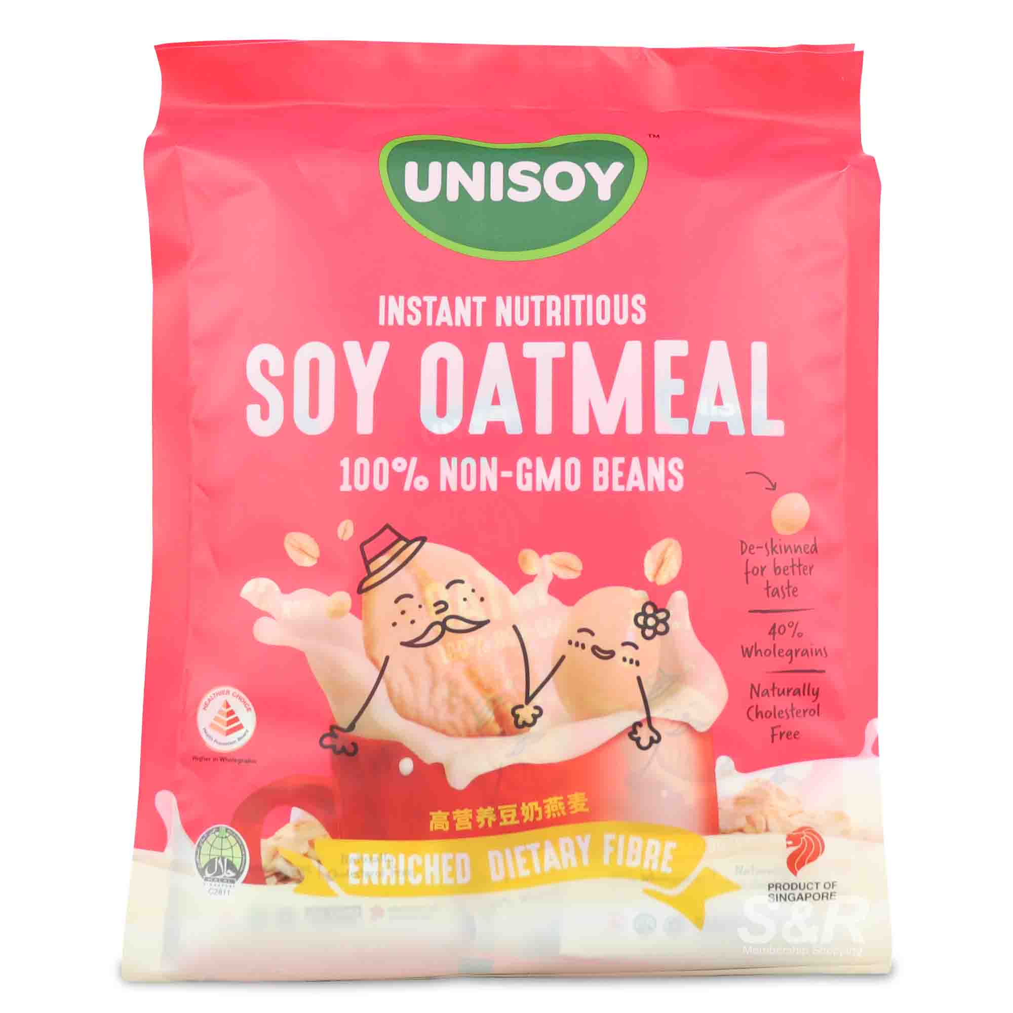 Unisoy Instant Nutritious Soya Oatmeal 12 sachets